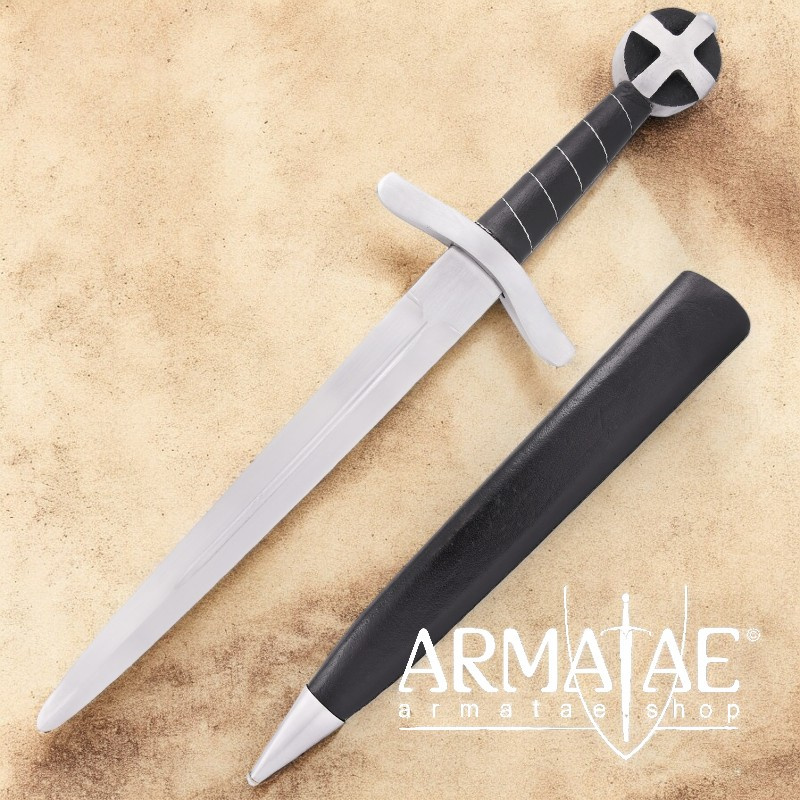 Kreuzritter Schaukampf Dolch mit Scheide auf https://armatae.shop Kreuzritter Schaukampf Dolch mit Scheide auf https://armatae.shop
