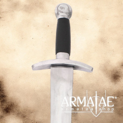 Mittelalterlicher Schaukampf Dolch mit Lederscheide auf https://armatae.shop