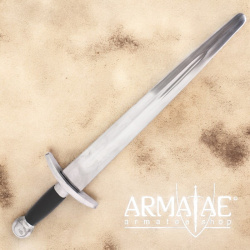 Mittelalterlicher Schaukampf Dolch mit Lederscheide auf https://armatae.shop