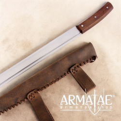 Skramasax, schaukampftauglich, mit Lederscheide auf https://armatae.shop