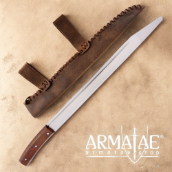Skramasax, schaukampftauglich, mit Lederscheide auf https://armatae.shop