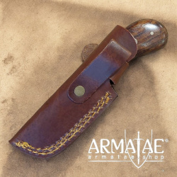 Damast Skinner ANF18024 mit Lederscheide auf https://armatae.shop Damast Skinner ANF18024 mit Lederscheide auf https://armatae.shop