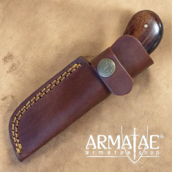 Damast Skinner ANF18024 mit Lederscheide auf https://armatae.shop Damast Skinner ANF18024 mit Lederscheide auf https://armatae.shop