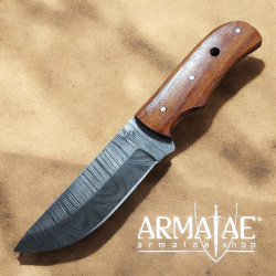 Messer aus Damast, Damaststahl, Damaskus Carbonstahl 39-lagig auf https://armatae.shop