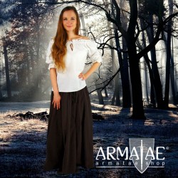 Leonardo Carbone Mittelalter Rock Smilla Dunkelbraun 4003d auf https://armatae.shop
