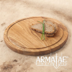 Grillteller Eiche geölt Ø 30 cm auf https://armatae.shop