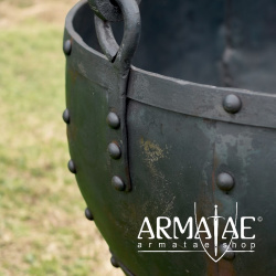 Großer vernieteter Lagertopf, ca. 21 Liter auf https://armatae.shop Großer vernieteter Lagertopf, ca. 21 Liter auf https://armatae.shop