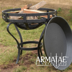 Feuerkorb mit Bodenplatte, ca. 41 cm auf https://armatae.shop Feuerkorb mit Bodenplatte, ca. 41 cm auf https://armatae.shop