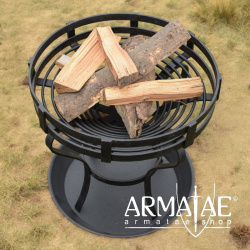 Feuerkorb mit Bodenplatte, ca. 41 cm auf https://armatae.shop Feuerkorb mit Bodenplatte, ca. 41 cm auf https://armatae.shop