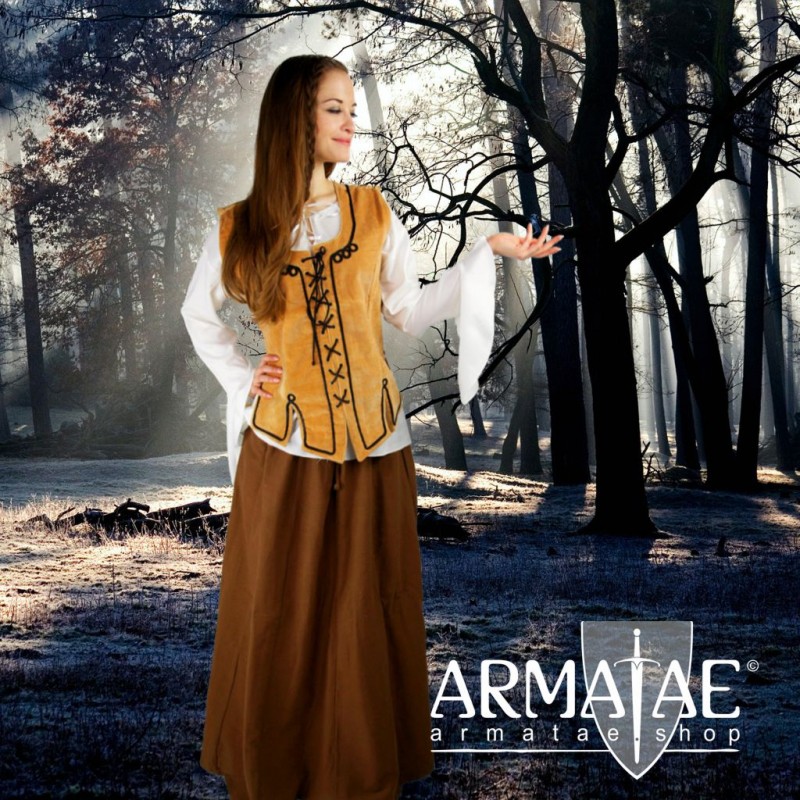 Leonardo Carbone Mittelalter Rock Smilla Tabakbraun 4003tb auf https://armatae.shop Leonardo Carbone Mittelalter Rock Smilla Tabakbraun 4003tb auf https://armatae.shop