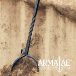 Geschmiedetes Dreibein, ca. 93 cm auf https://armatae.shop Geschmiedetes Dreibein, ca. 93 cm auf https://armatae.shop