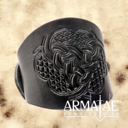 Lederarmband geprägt "Node" auf https://armatae.shop