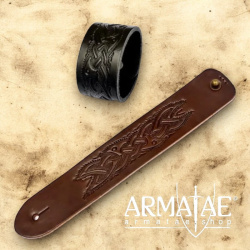 Lederarmband "Celtic" Braun auf https://armatae.shop Lederarmband "Celtic" Braun auf https://armatae.shop