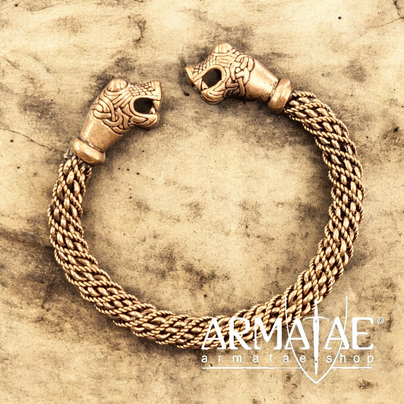 Wikinger Armreif "Oseberg" Bronze auf https://armatae.shop Wikinger Armreif "Oseberg" Bronze auf https://armatae.shop