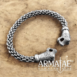 Wikinger Armreif "Oseberg II" Silber auf https://armatae.shop Wikinger Armreif "Oseberg II" Silber auf https://armatae.shop