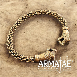 Wikinger Armreif "Oseberg II" Bronze auf https://armatae.shop Wikinger Armreif "Oseberg II" Bronze auf https://armatae.shop