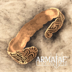 Wikinger Armreif "Thorleifs" Bronze auf https://armatae.shop Wikinger Armreif "Thorleifs" Bronze auf https://armatae.shop