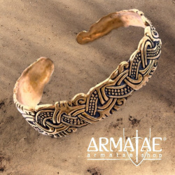 Wikinger Armreif "Thorleifs" Bronze auf https://armatae.shop