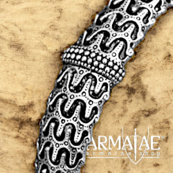 Wikinger Armreif Falster versilberte Bronze - Replik 10. Jhd. auf https://armatae.shop Wikinger Armreif Falster versilberte Bronze - Replik 10. Jhd. auf https://armatae.shop