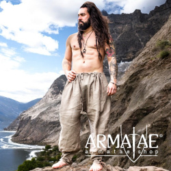 Leinen Wikinger Rushose "Wodan" Steingrau auf https://armatae.shop Leinen Wikinger Rushose "Wodan" Steingrau auf https://armatae.shop