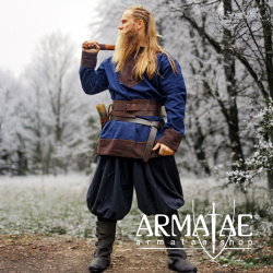 Wikinger Tunika Wolle "Roland" Dunkelblau auf https://armatae.shop Wikinger Tunika Wolle "Roland" Dunkelblau auf https://armatae.shop