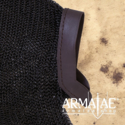 Brünierte Kettenbrünne mit Leder MSB-AV auf https://armatae.shop Brünierte Kettenbrünne mit Leder MSB-AV auf https://armatae.shop