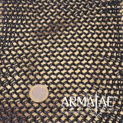 Brünierte Kettenbrünne mit Leder MSB-AV auf https://armatae.shop Brünierte Kettenbrünne mit Leder MSB-AV auf https://armatae.shop