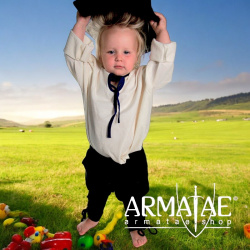 Hose mit Beinschnürung Jecklein Braun auf https://armatae.shop Hose mit Beinschnürung Jecklein Braun auf https://armatae.shop