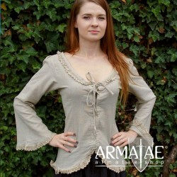 Bluse mit Spitze Grete...
