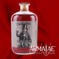 Quacksalbers Schlehenwein, 1l, 12,5 % vol. Alkohol auf https://armatae.shop