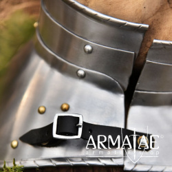 Halsberge, Hochmittelalter, 1,6mm Stahl auf https://armatae.shop Halsberge, Hochmittelalter, 1,6mm Stahl auf https://armatae.shop