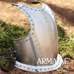 Mittelalterlicher Brustpanzer, Harnisch mit Gravierungen, Stahl auf https://armatae.shop Mittelalterlicher Brustpanzer, Harnisch mit Gravierungen, Stahl auf https://armatae.shop