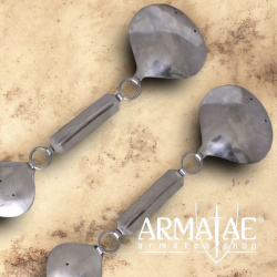 Armplatten, Jackenketten, Paar, 2mm Stahl auf https://armatae.shop Armplatten, Jackenketten, Paar, 2mm Stahl auf https://armatae.shop