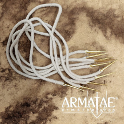 Nestelbänder, 5 Stück, Natur auf https://armatae.shop Nestelbänder, 5 Stück, Natur auf https://armatae.shop