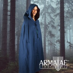 Umhang Alma Wolle blau