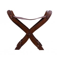 Scherenstuhl aus Rosenholz