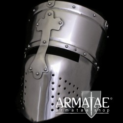 Kreuzritter Helm 1,6 mm Stahl