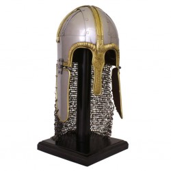 Coppergate Helm, mit vernieteter Kettenbrünne, 1,6 mm Stahl auf https://armatae.shop Coppergate Helm, mit vernieteter Kettenbrünne, 1,6 mm Stahl auf https://armatae.shop