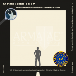 Plane 5X5M mit Schlaufen