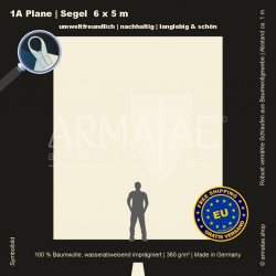 Plane 6X5M mit Schlaufen