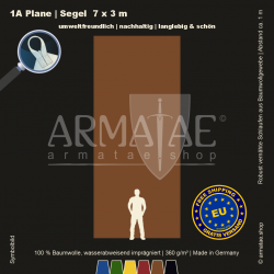Plane 7X3M mit Schlaufen