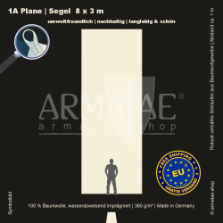 Plane 8X3M mit Schlaufen