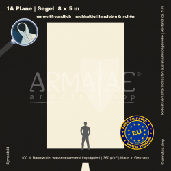 Plane 8X5M mit Schlaufen