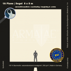 Plane 8X8M mit Schlaufen