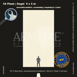 Plane 9X5M mit Schlaufen