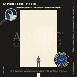 Plane 9X6M mit Schlaufen