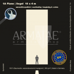 Zeltplane 10X4M mit Schlaufen
