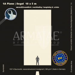 Zeltplane 10X5M mit Schlaufen