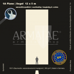 Zeltplane 12X5M mit Schlaufen