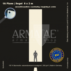 Plane 8X2M mit Ösen